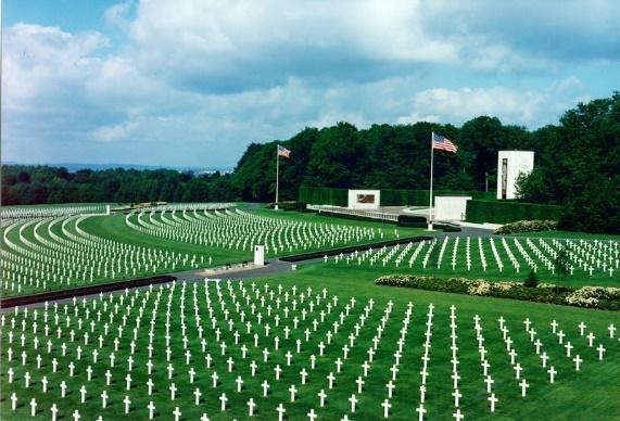 Cimetière militaire américain, source : Wikipedia