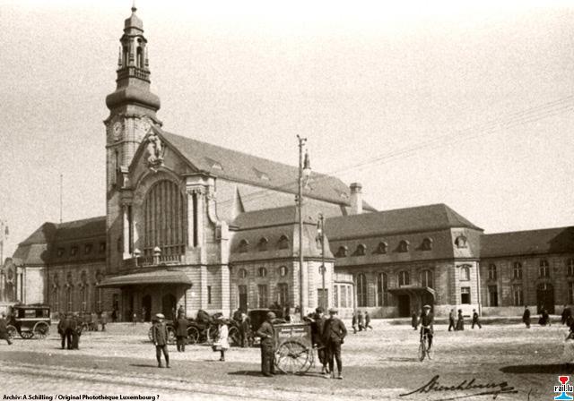 Gare Luxembourg Photos anciennes